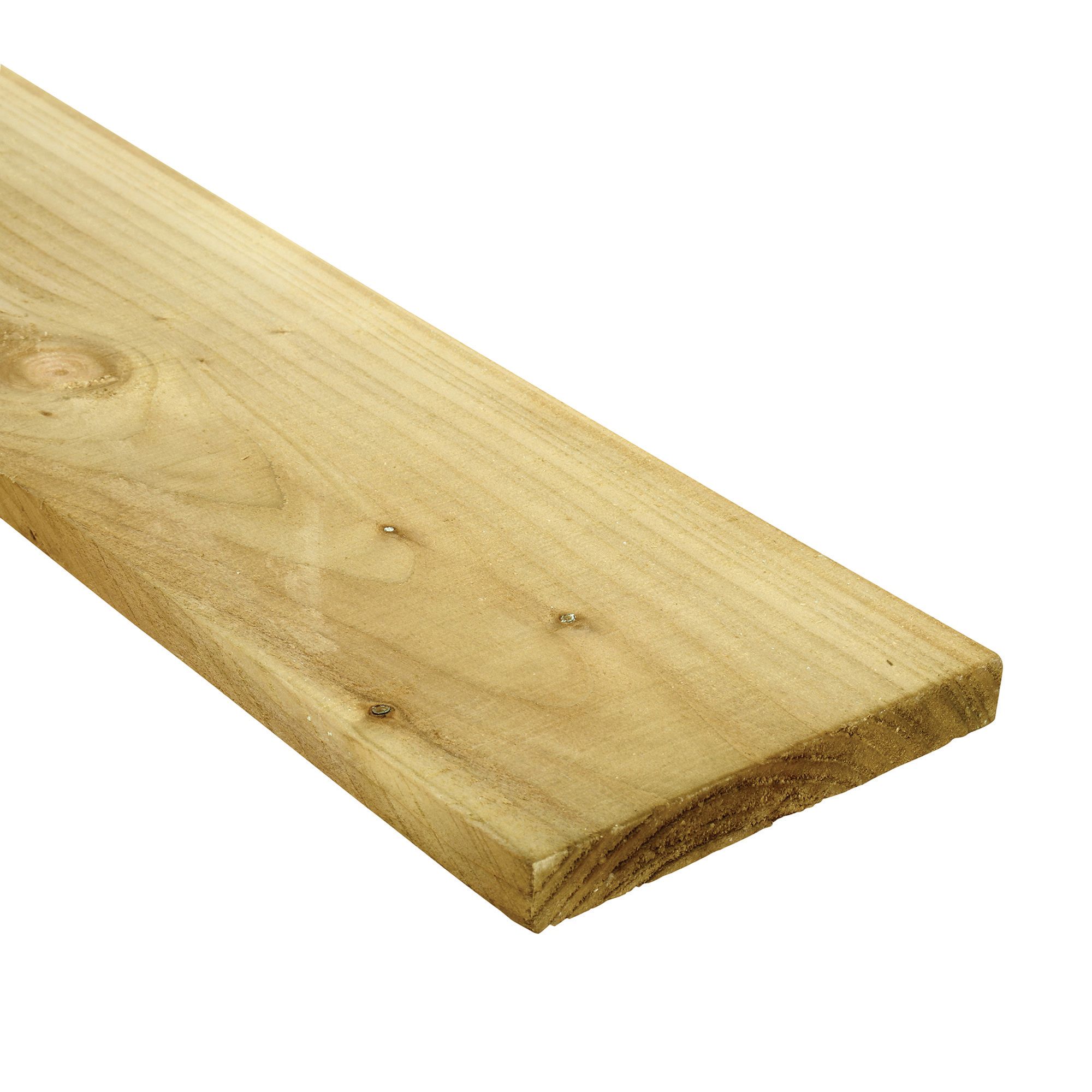 Wickes Treated Timber Gravel Board - 19mm x 150mm x 2.4m