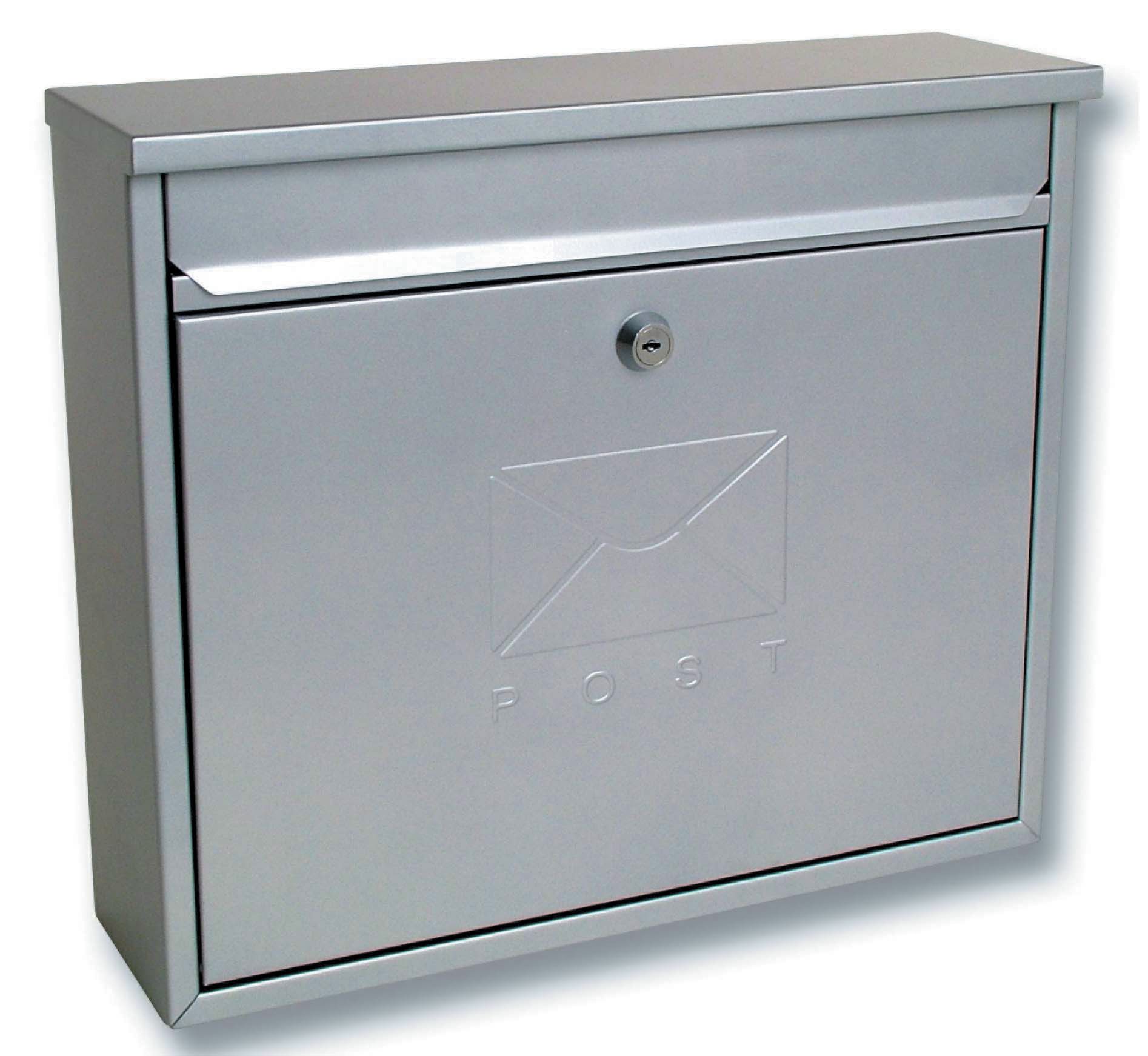 Sterling MB02S Elegance Post Box - Silver