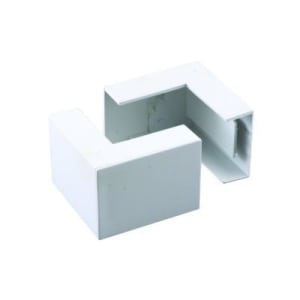TTE White Outside Angle Mini Trunking - 38 x 16mm - Pack of 2