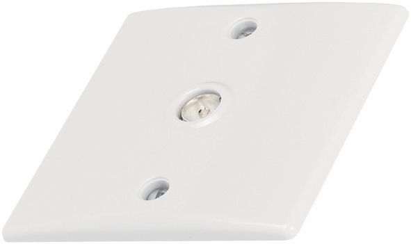 Schneider Ultimate Single Coaxial Socket - White