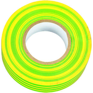 Deta Green & Yellow PVC Electrical Insulation Tape - 20m x 19mm