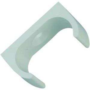 TTE White Oval Conduit Clip - 20mm - Pack of 5