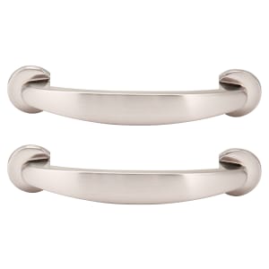 Round Bow Cabinet Handle Brushed Nickel 120mm - Pack of 2
