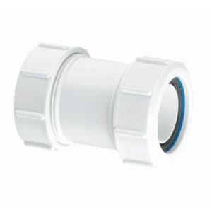 McAlpine Multifit T28M Straight Pipe Connector - 40mm
