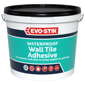 EVO-STIK Natural Waterproof Wall Tile Adhesive - 2.5L