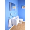Croydex QM461541 Glue-Fix Worcester Chrome Towel Ring - No Drilling, No Tools Needed