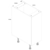 Wickes 300mm store base unit