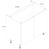 Wickes 1000mm sale base unit