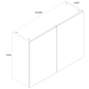Wickes dakota wall unit sale