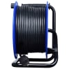 Masterplug 13A 4 Socket Blue Thermal Cut-Out Open Cable Reel - 50m