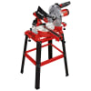 Einhell 254mm single bevel sliding store mitre saw with stand 230v