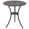 Charles Bentley Cast Aluminium Garden Bistro Set Black with