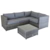 Charles bentley rattan corner discount sofa