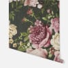 Arthouse Tapestry Floral Charcoal & Pink Wallpaper - 10.05m x 53cm