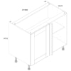 Wickes corner 2025 base unit