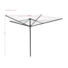 Wickes rotary washing line hotsell