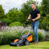 Yard force 40v 34cm cordless 2025 lawnmower