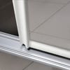 Spacepro Sliding Wardrobe Door White Framed Mirror Twinpack - 2260mm x 610mm