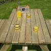 Wickes picnic online bench