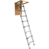 Werner Telescopic Aluminium Loft Ladder Max Height 2.88m