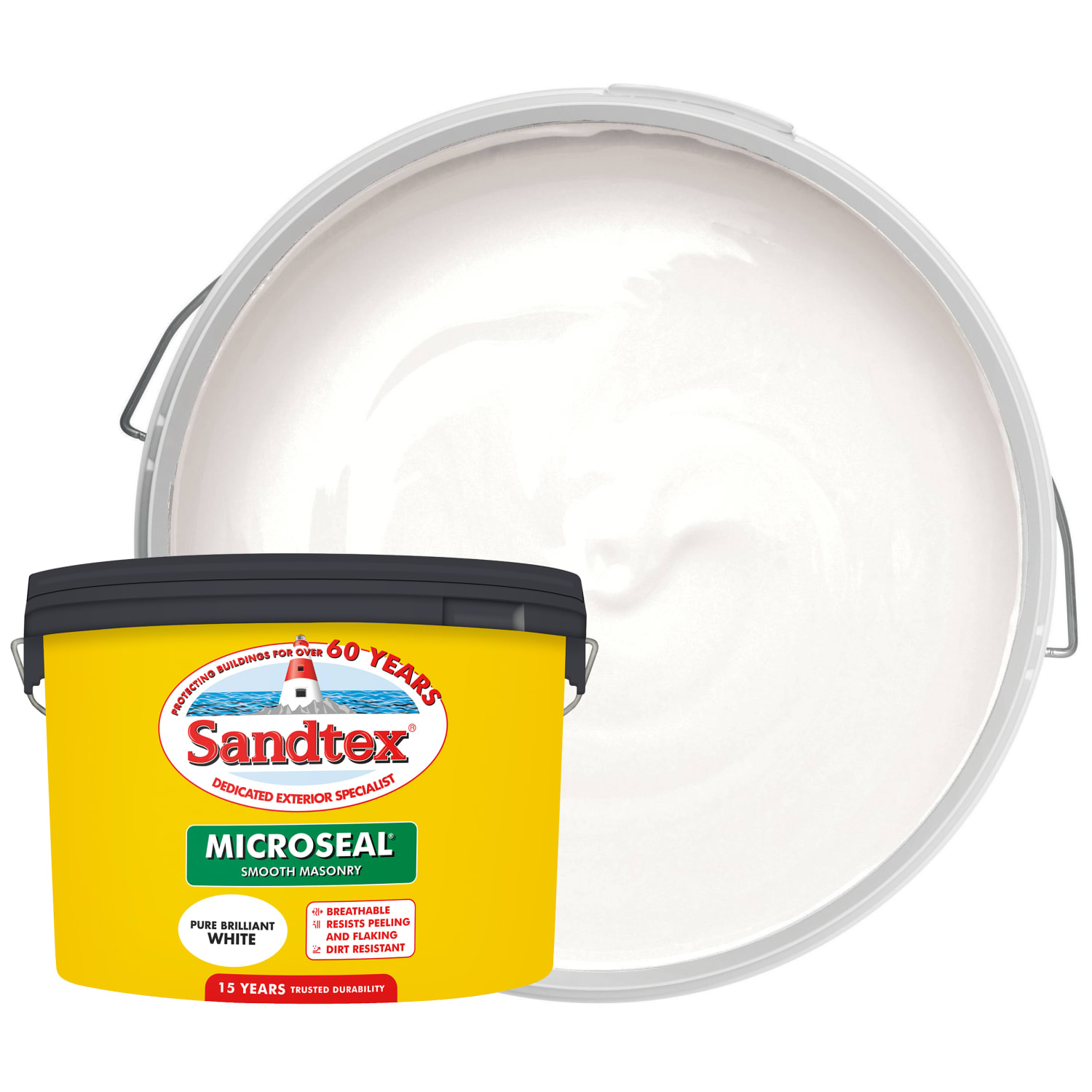 White masonry cheap paint 10l