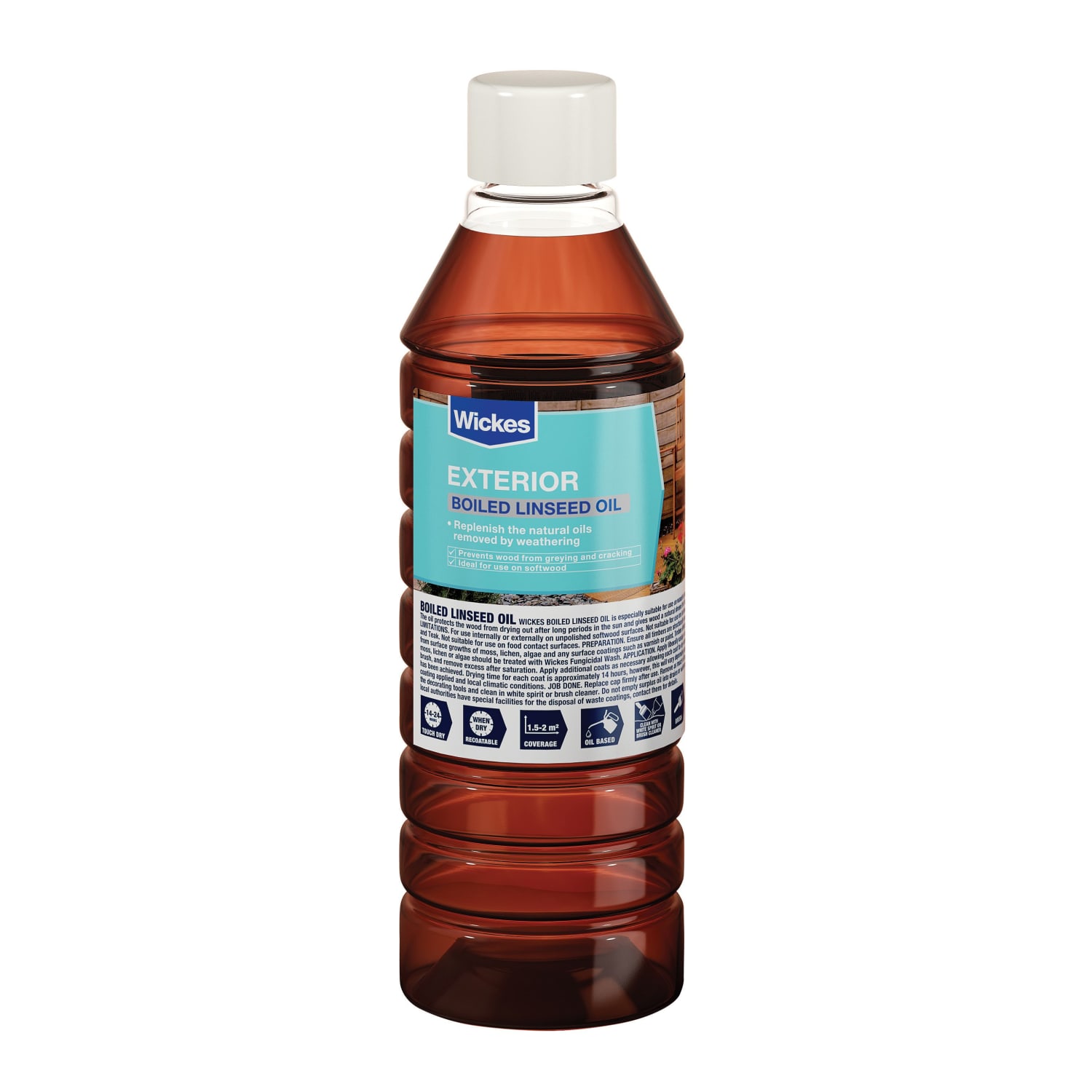 Boiled Linseed Oil (8.5 fl.oz. / 250ml) - Refined Oil for Wood Furniture