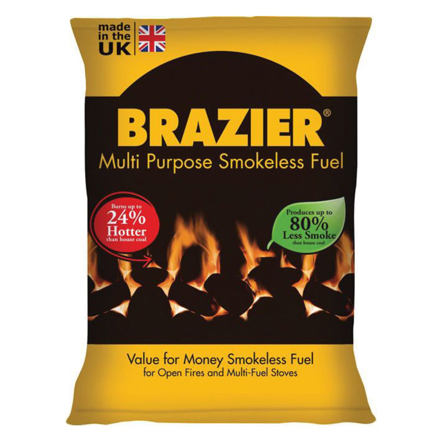 Brazier Smokeless Coal - 10kg Bag | Wickes.co.uk