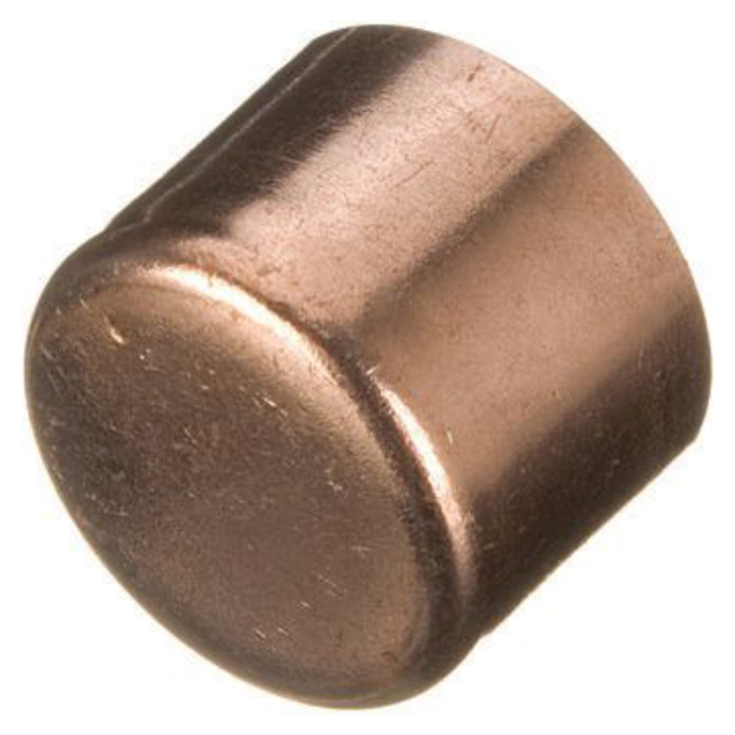 Copper pipe caps top