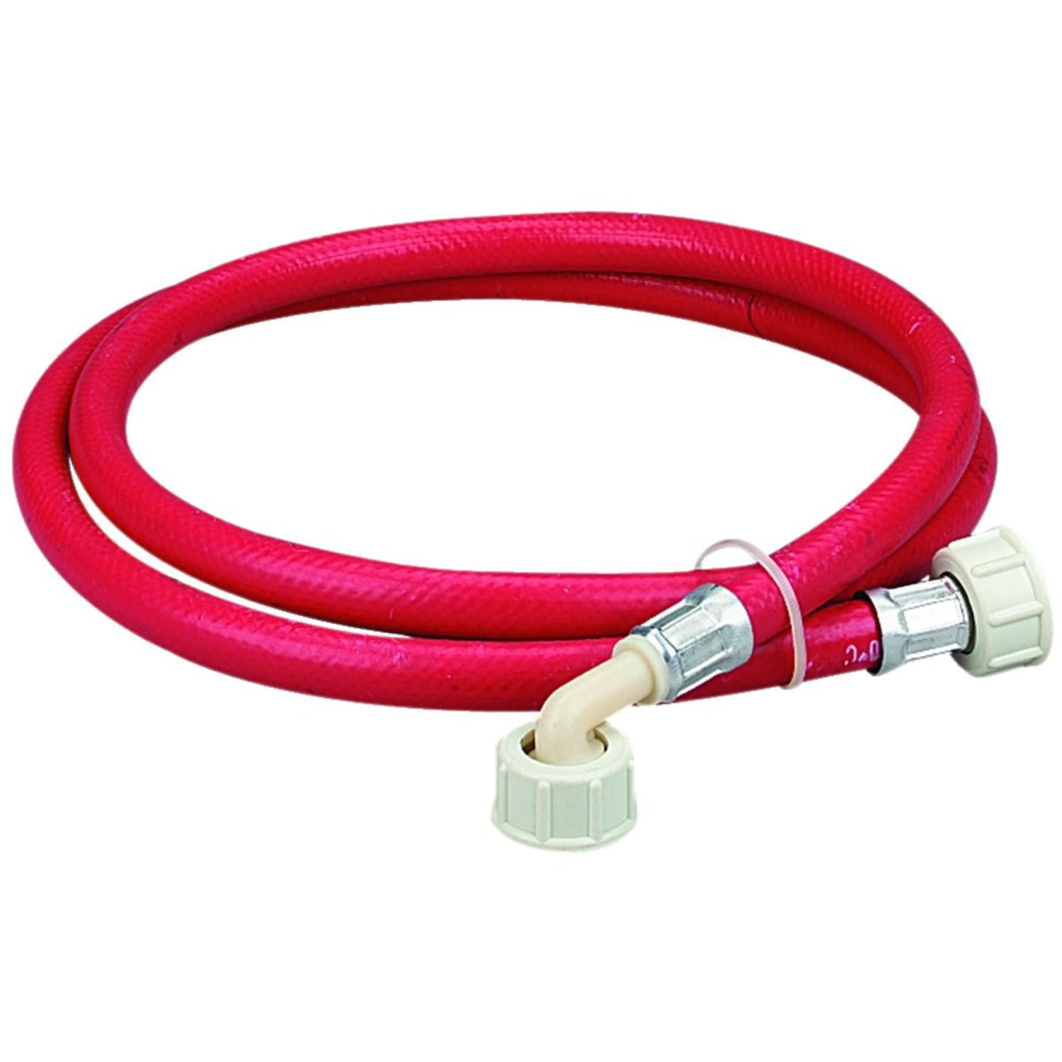 Primaflow Red Washing Machine Hose - 2.5m | Wickes.co.uk