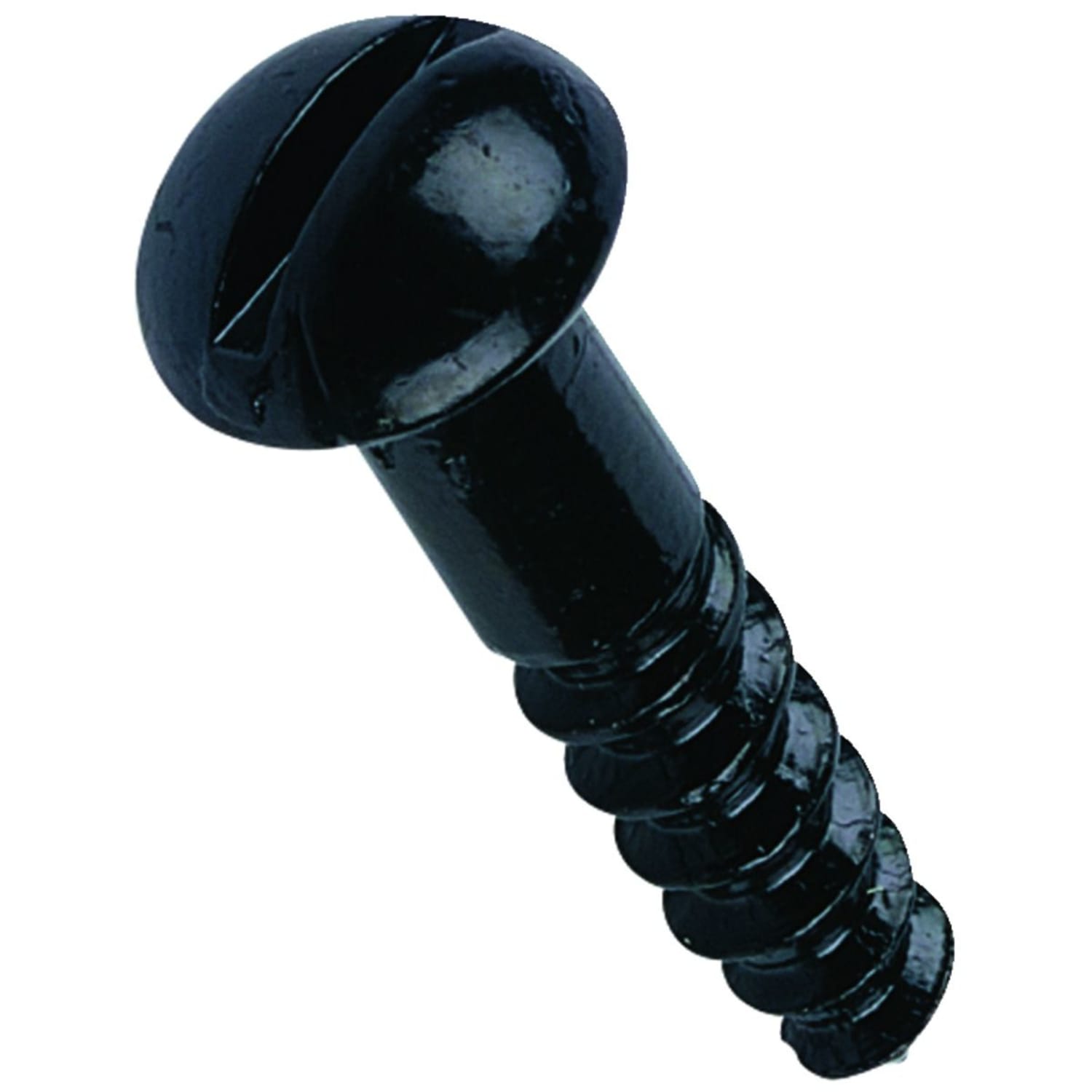 Wickes Black Japanned Wood Screws - No 8 x 32mm Pack of 20