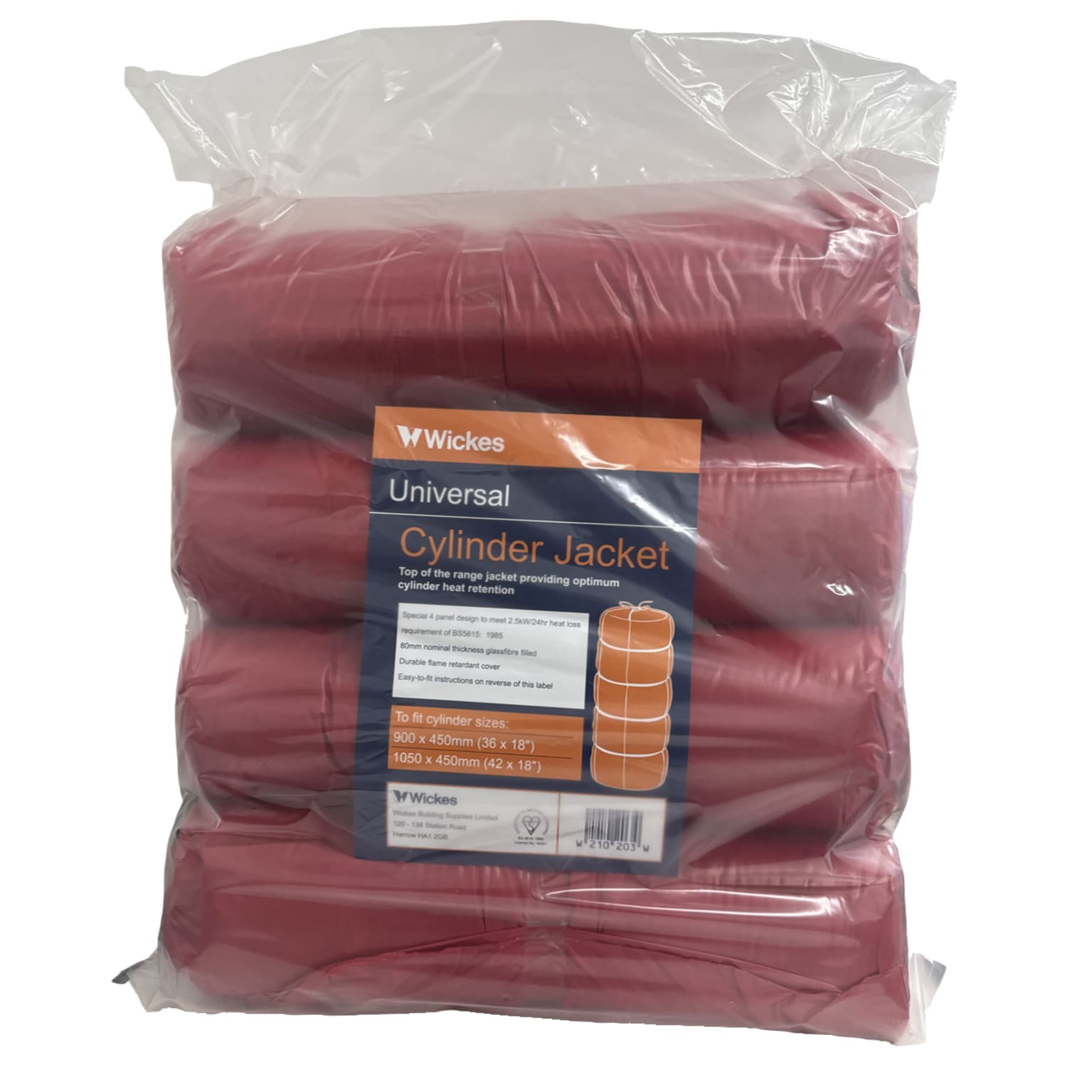 Wickes British Standard Hot Water Cylinder Jacket - 457 x 1066mm |  Wickes.co.uk