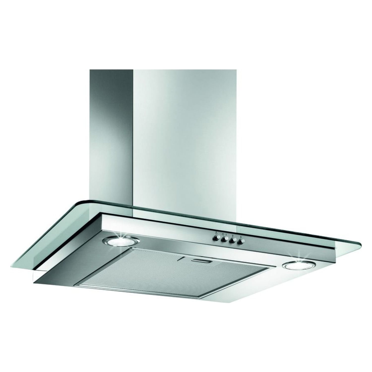 Glass clearance cooker hood