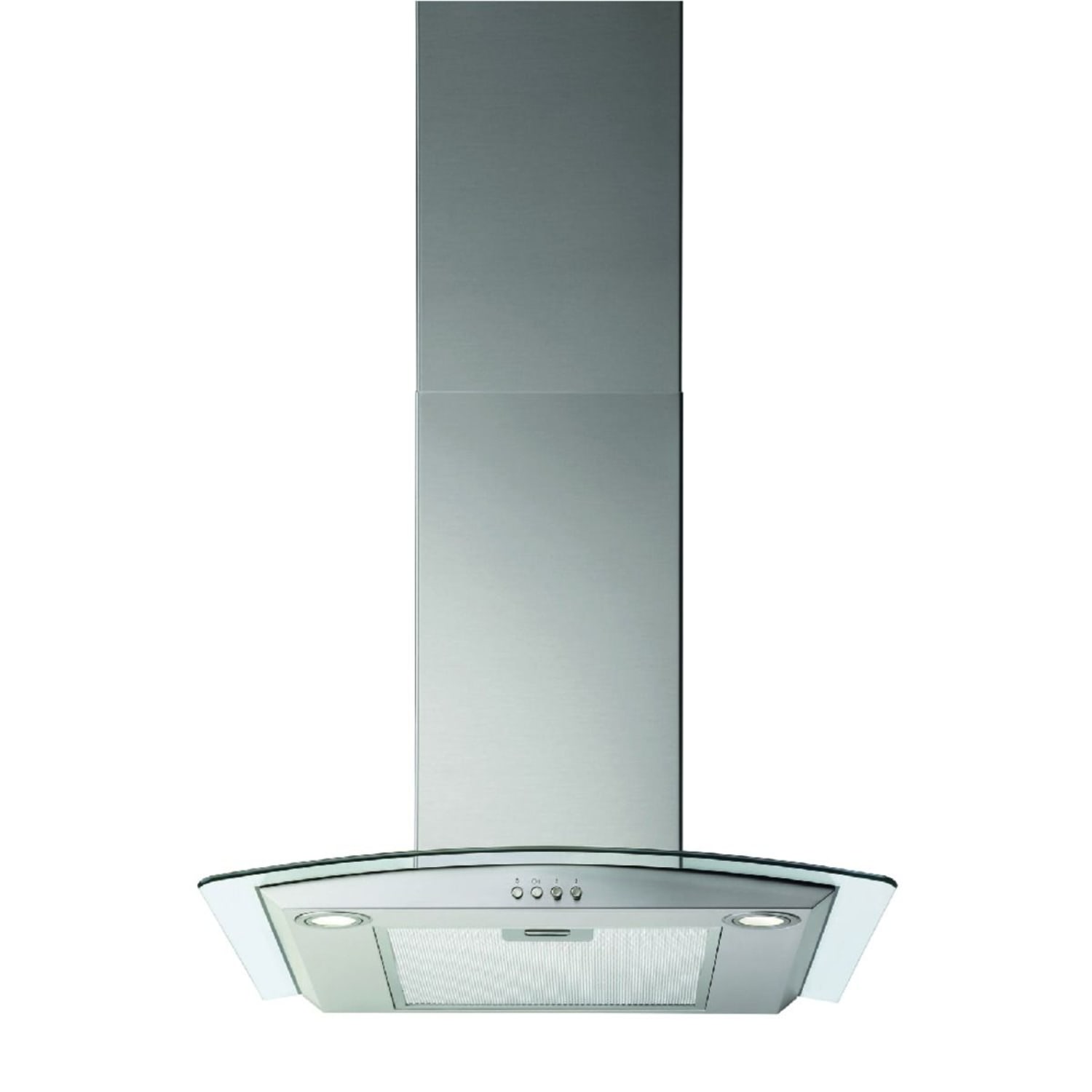 Designer clearance chimney hood