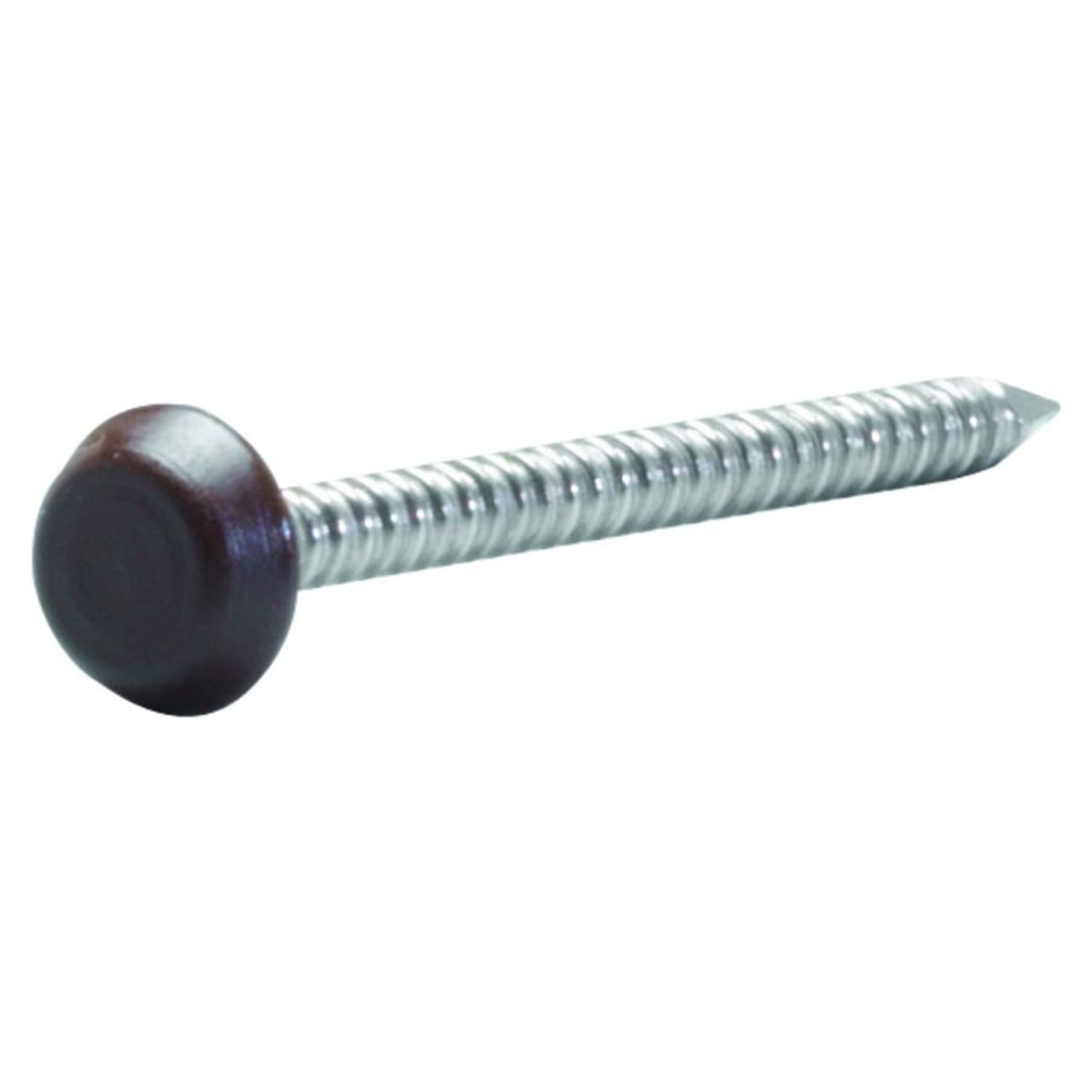 Wickes PVCu Rosewood Fascia Fixing Nails 50mm Pack 50 Wickes