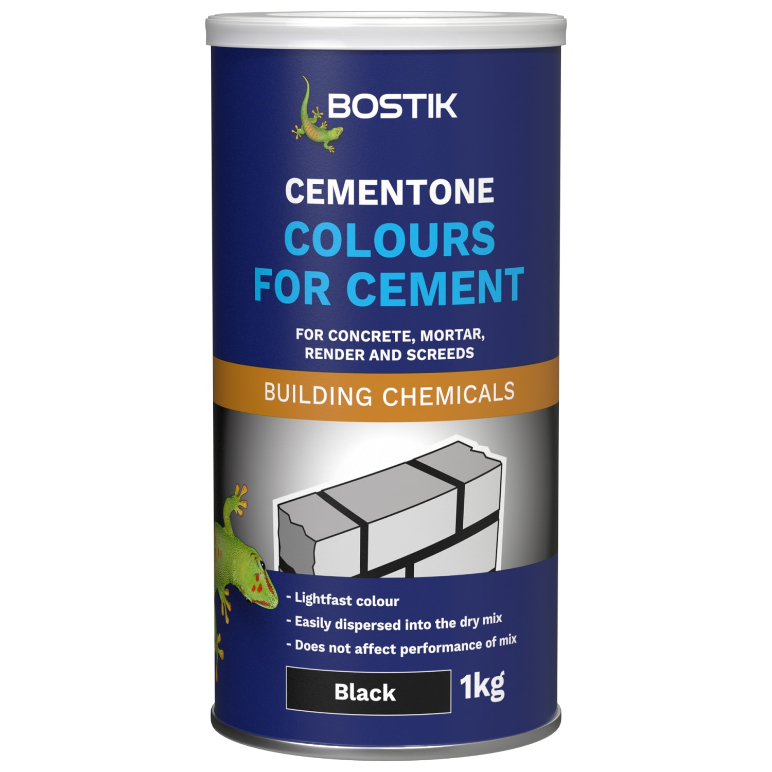 Black cement concrete outlet