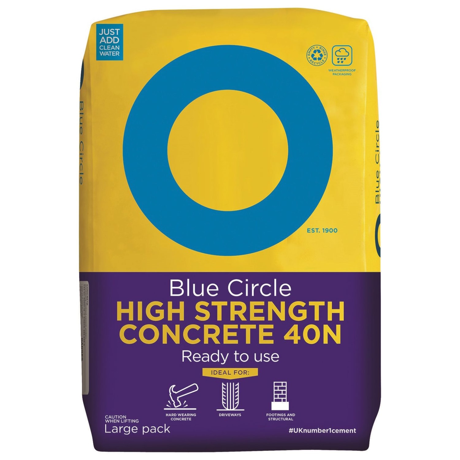 Blue Circle High Strength Ready To Use Concrete (40N) - 20kg