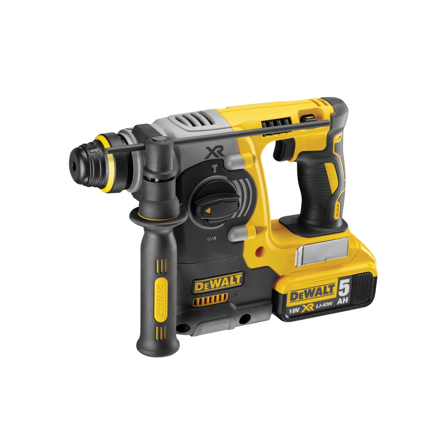 DEWALT DCH273P2 GB 18V XR 2 x 5.0Ah Cordless Brushless SDS Hammer