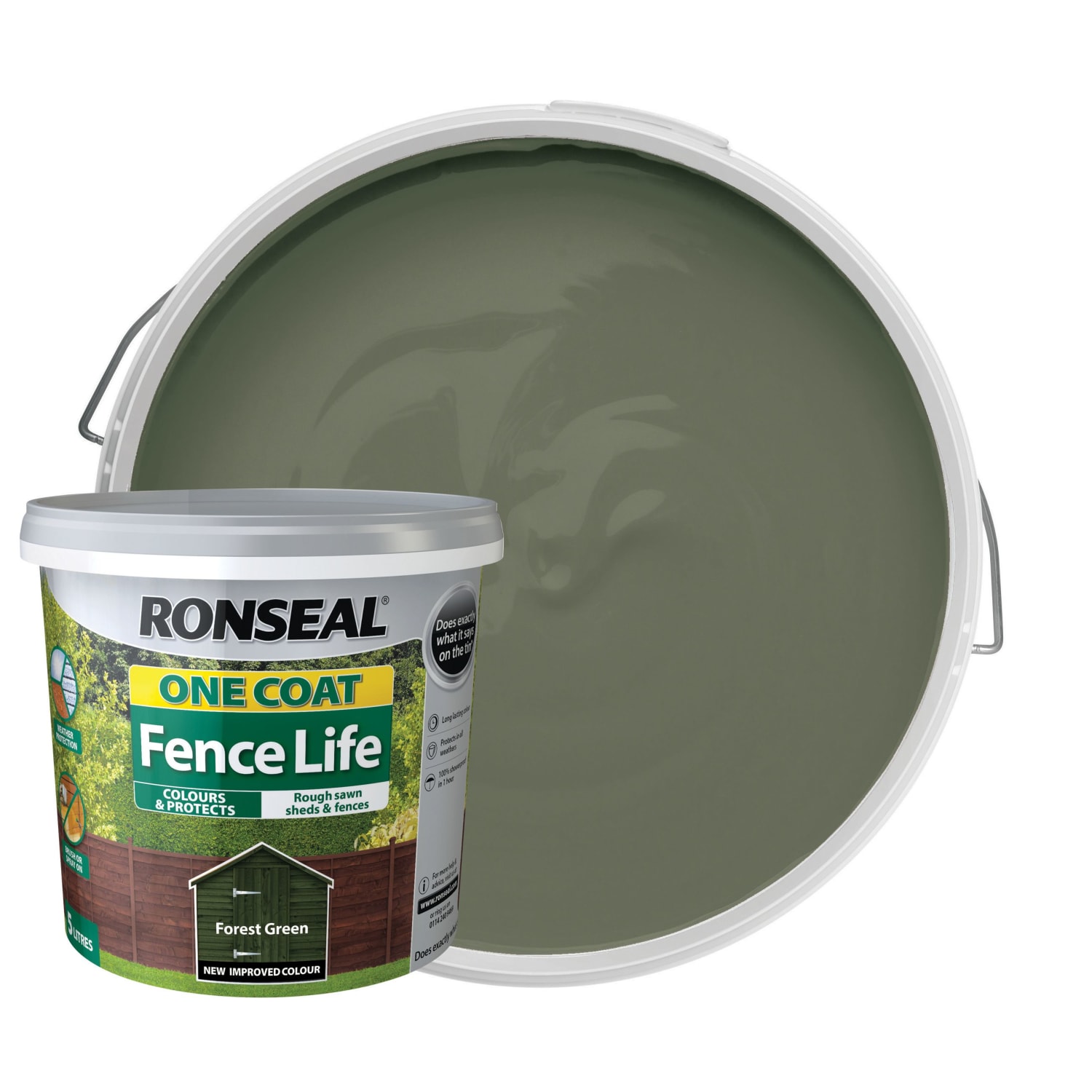 Ronseal fence clearance paint colours