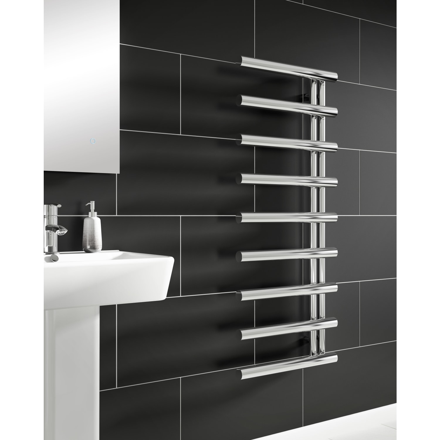 Chrome bathroom radiators uk top
