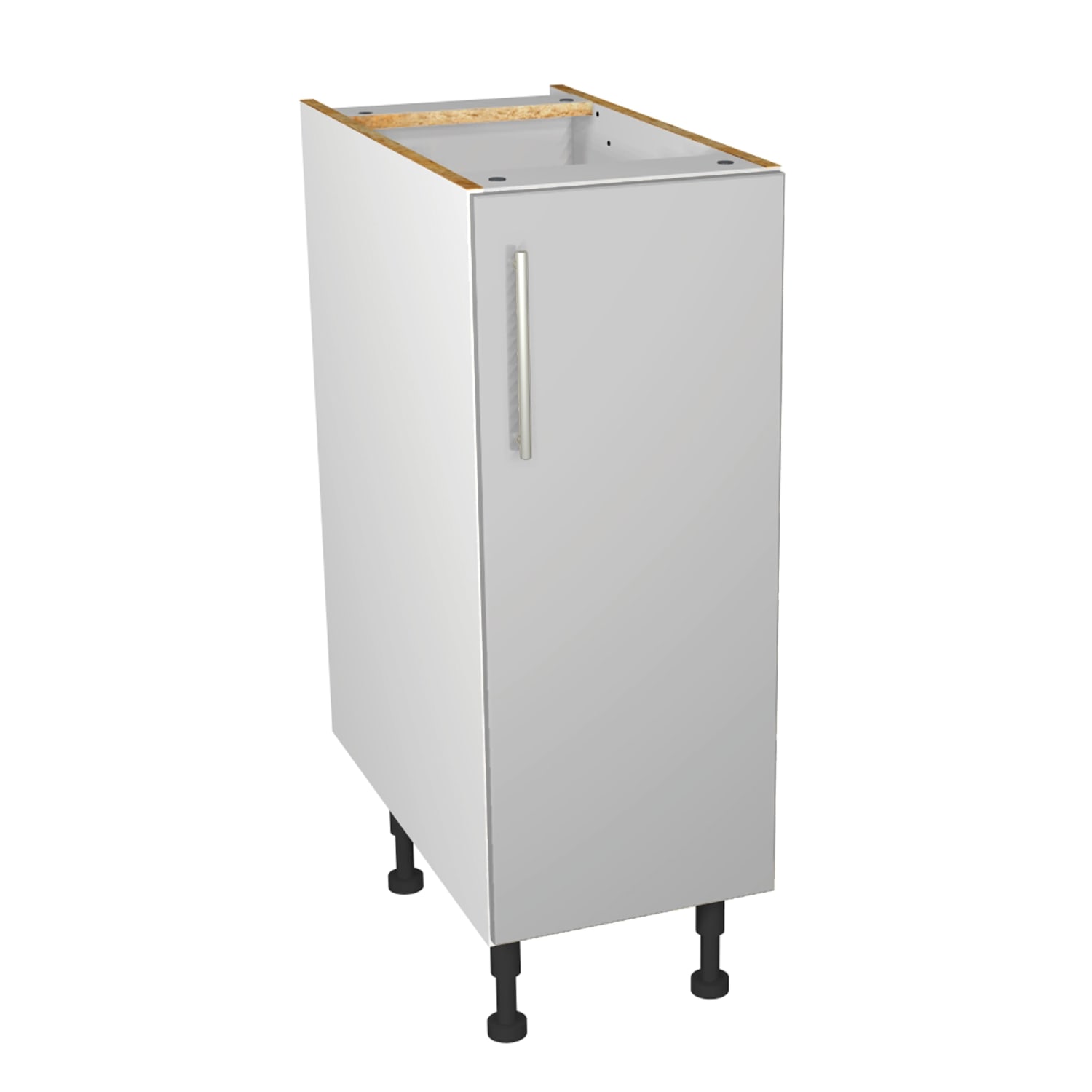 Wickes Orlando Grey Gloss Slab Base Unit 300mm Wickes