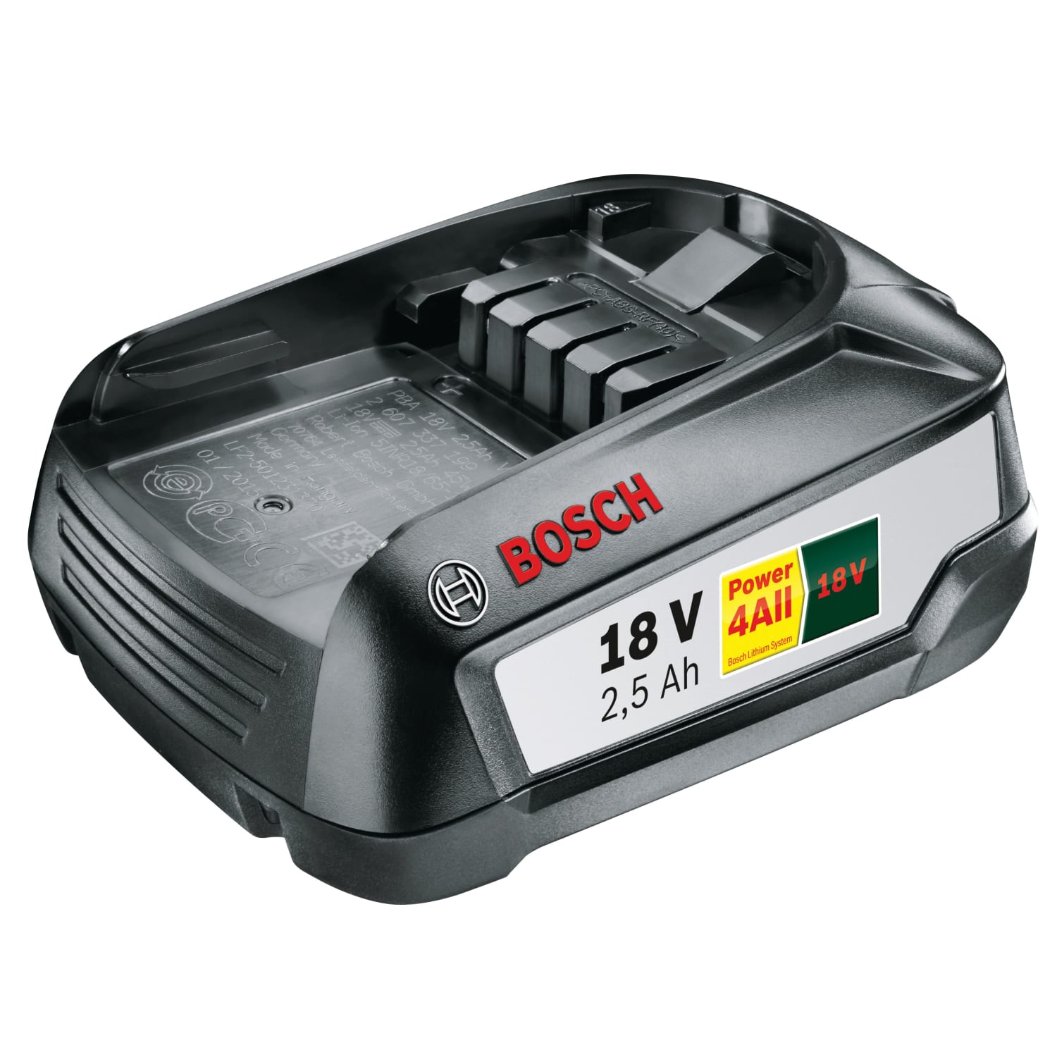 Bosch PBA 18V 2.5Ah Li ion W b Battery Pack Wickes