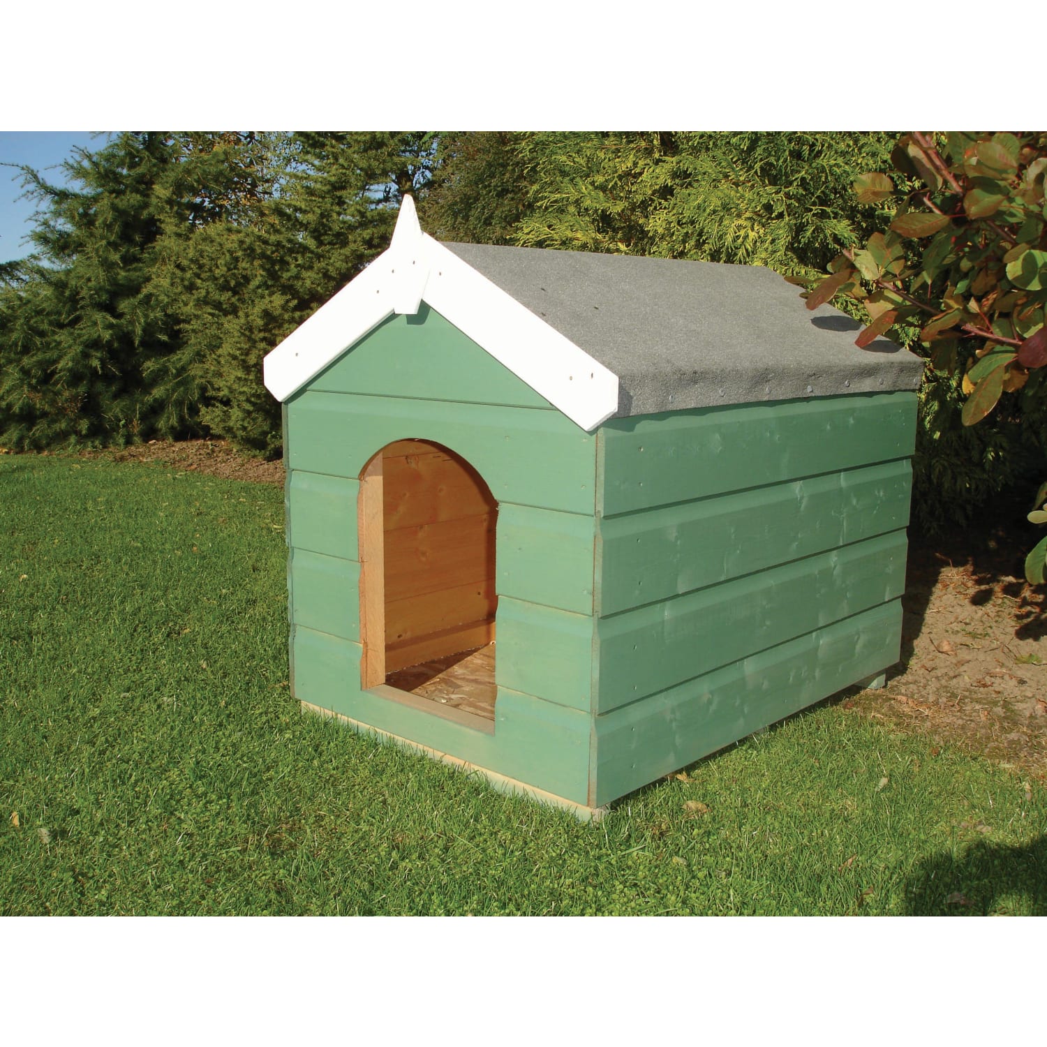 Shire Timber Apex Small Sark Kennel Honey Brown 3 x 2 ft