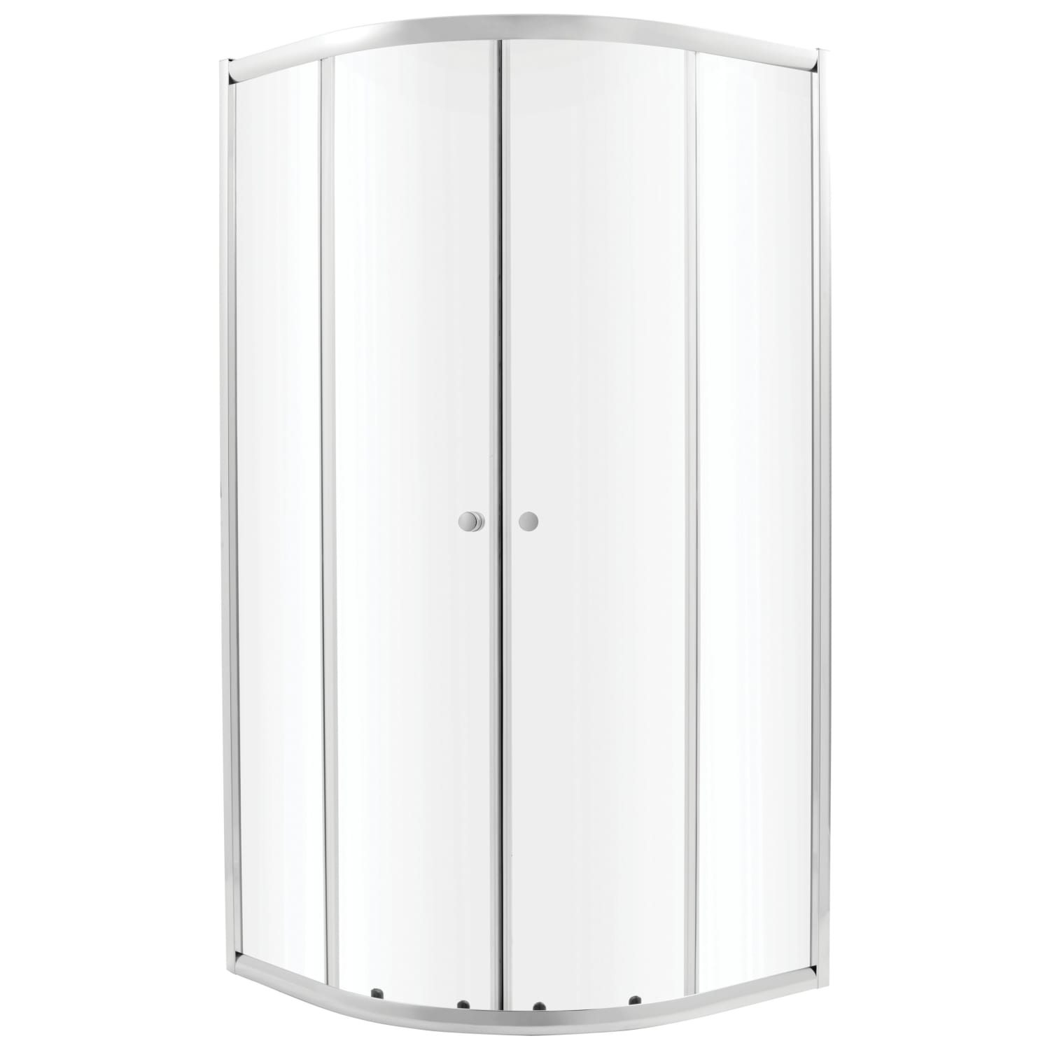 Wickes Chrome Quadrant Sliding Shower Enclosure 800 x 800mm
