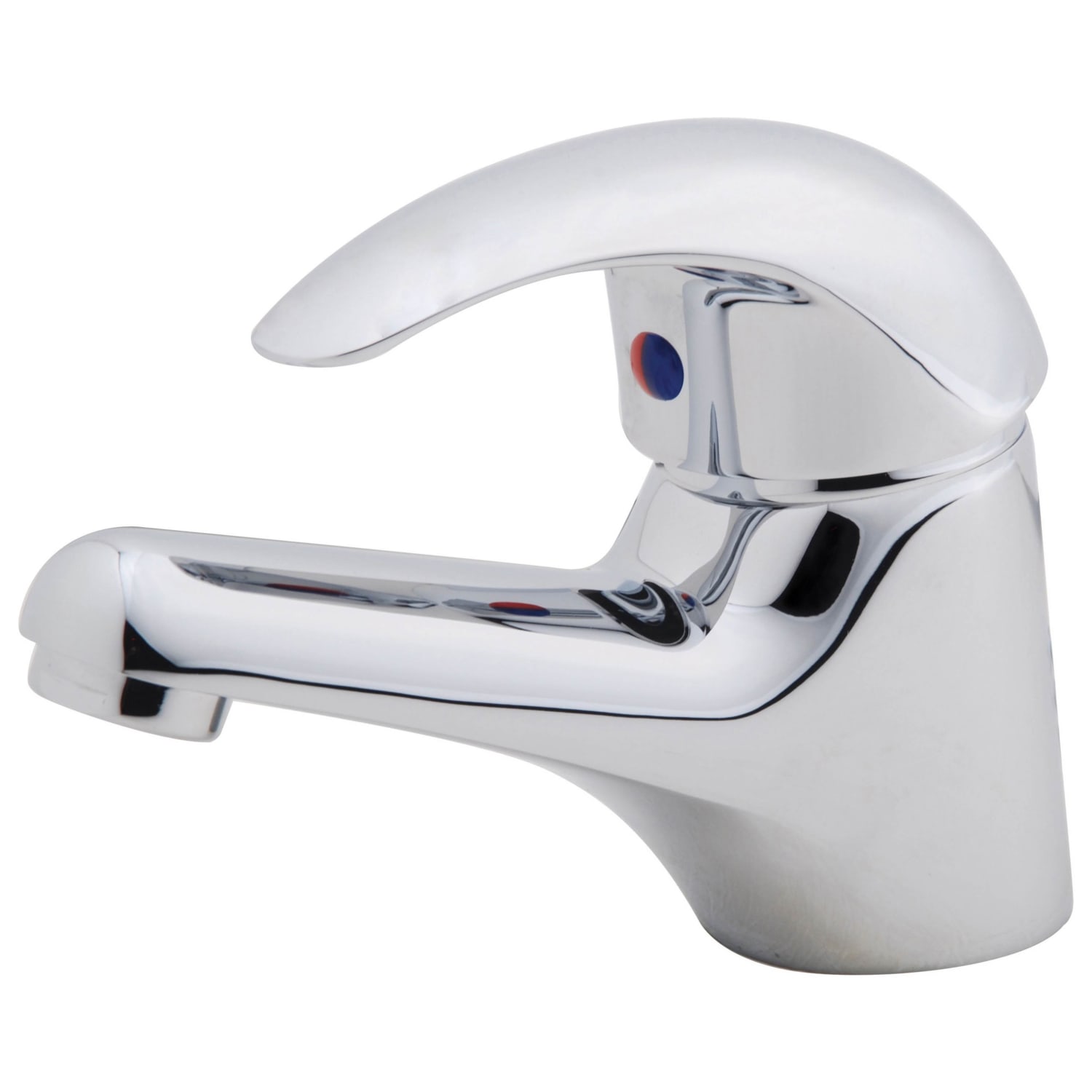Bathroom basin taps top