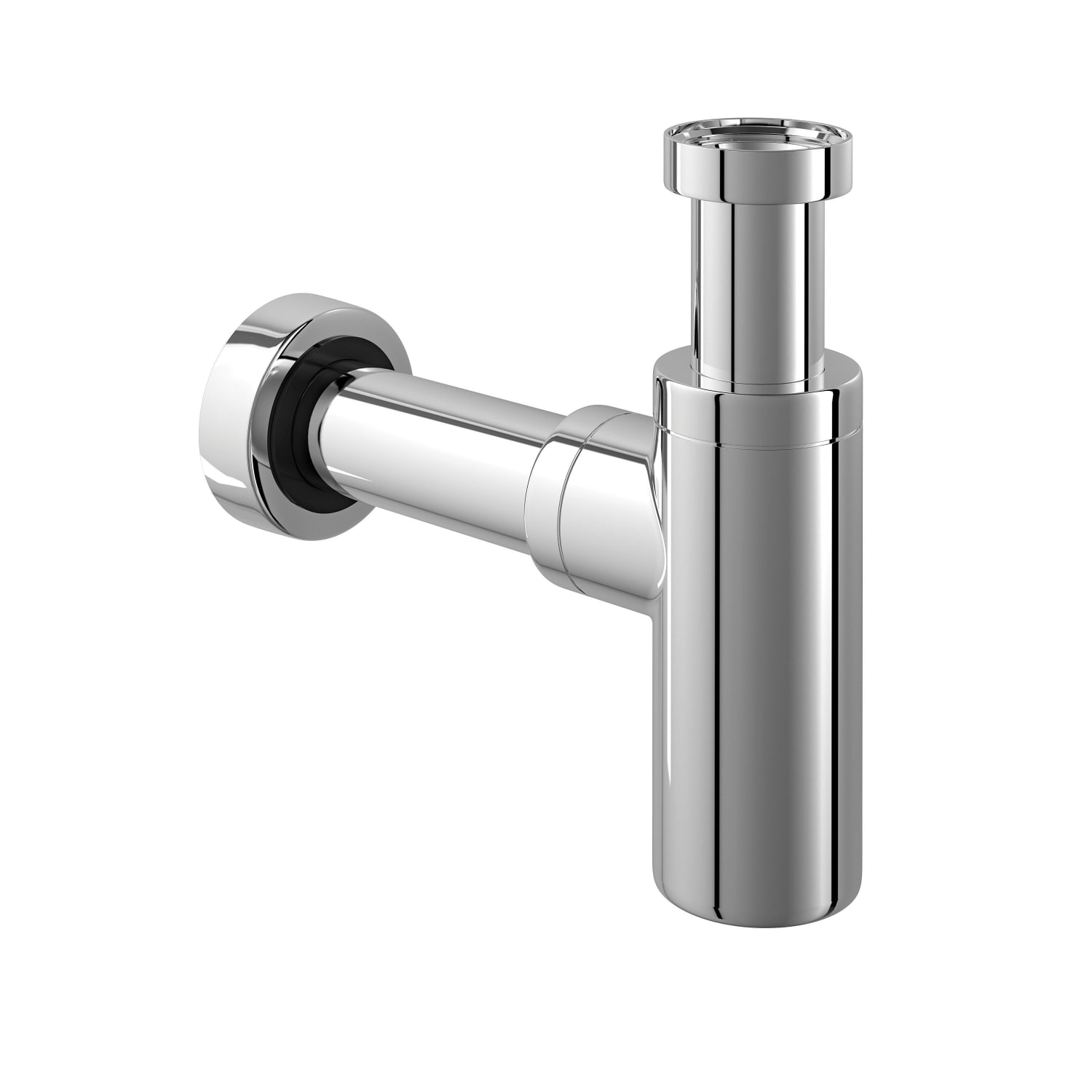 Wickes Contemporary Bottle Trap Chrome Wickes