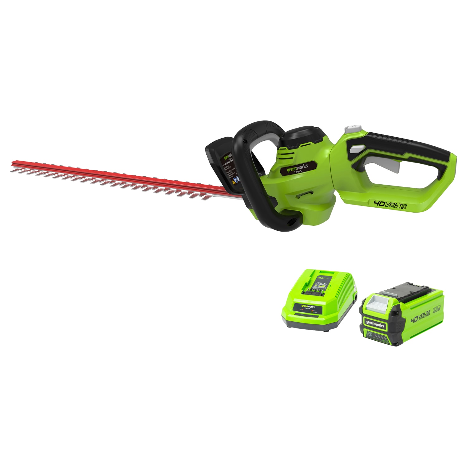 Greenworks Cordless Hedge Trimmer 40V with 2Ah Battery