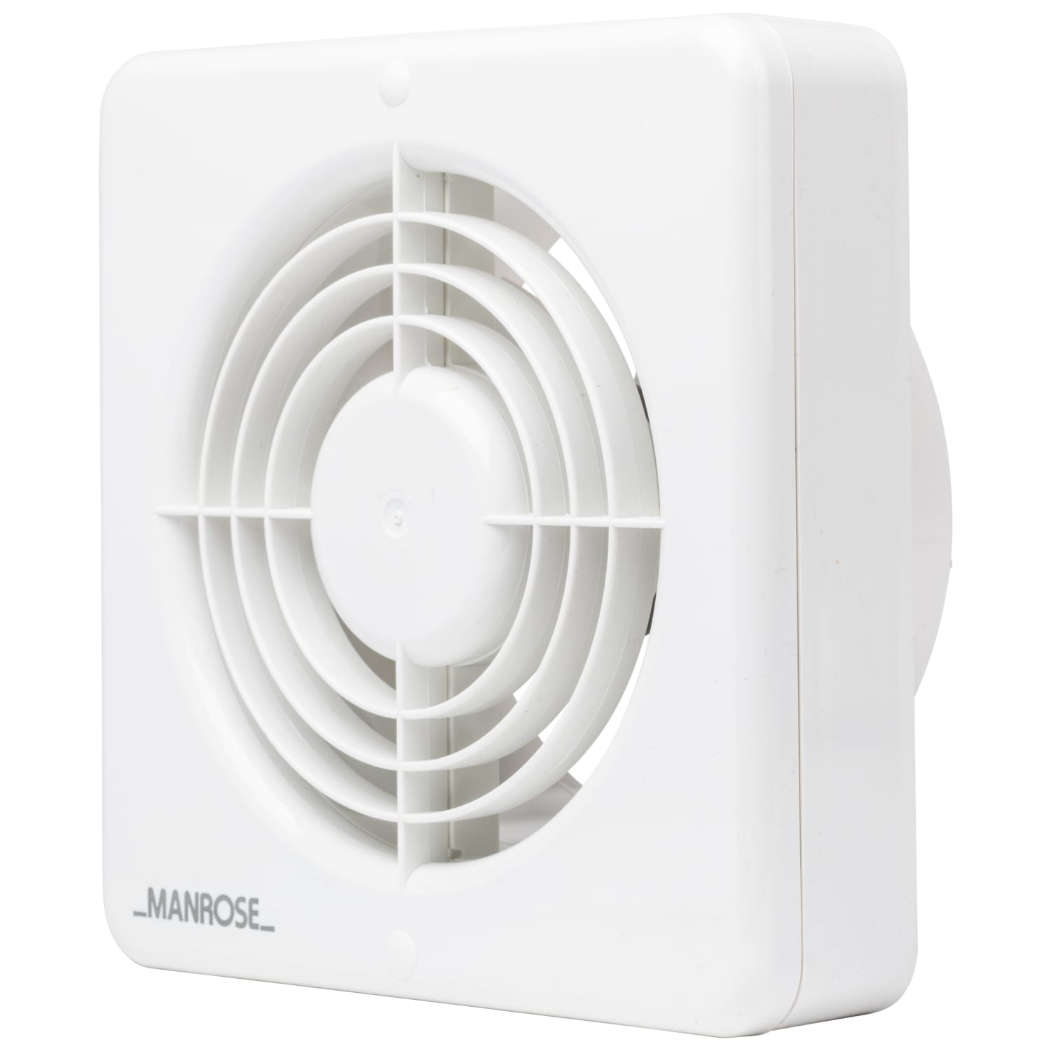 Manrose White Kitchen Extractor Fan with Pullcord - 150mm