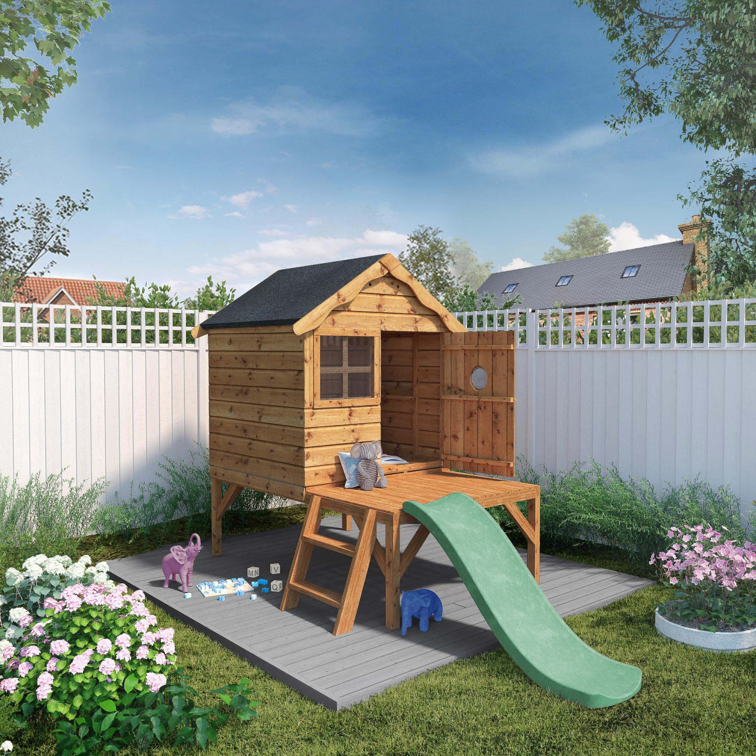 Mercia cheap wooden playhouse