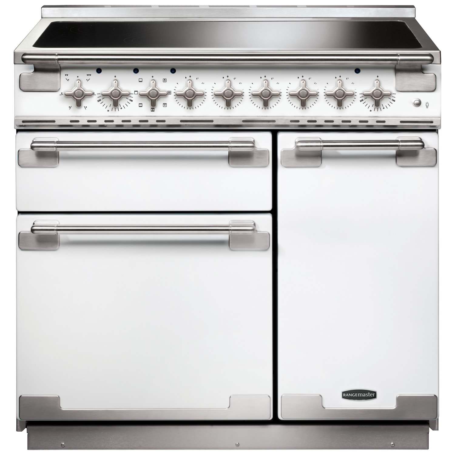 White electric 2024 range cooker