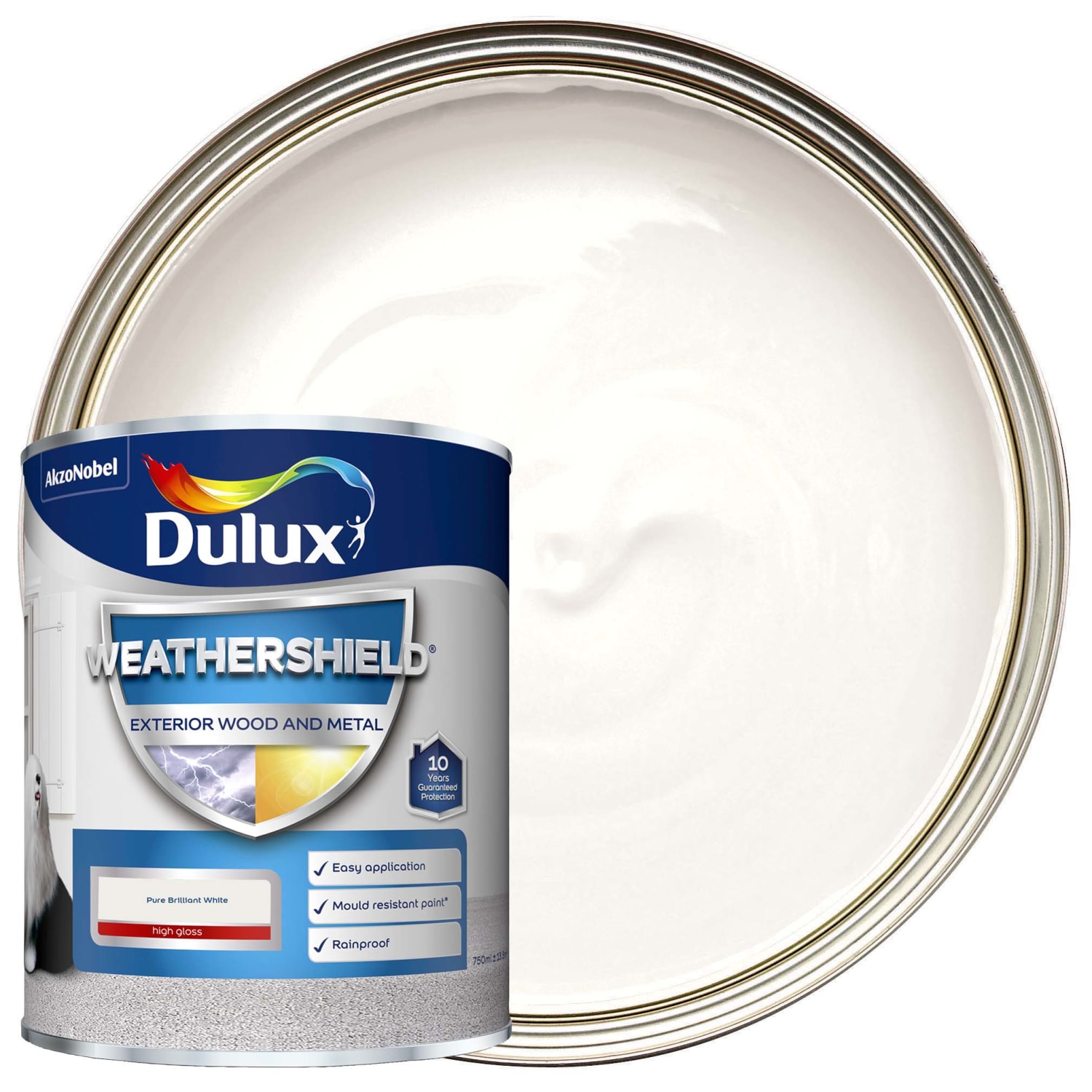 Ronseal Pure brilliant white Matt Metal & wood paint, 750ml